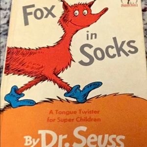 Vintage Dr. Seuss book Fox in Socks.
